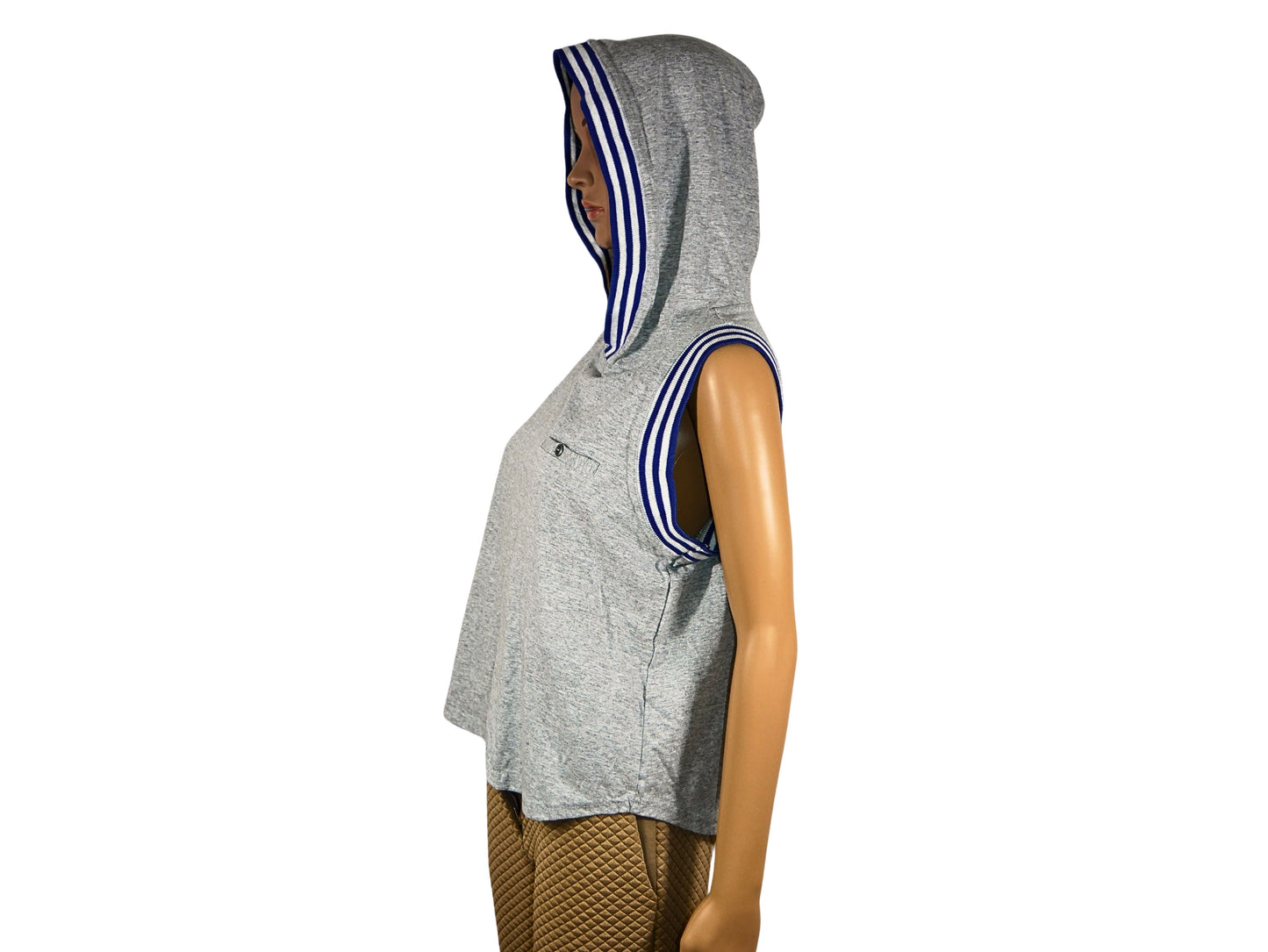 Women's Sleeveless Hooded Sweatshirt