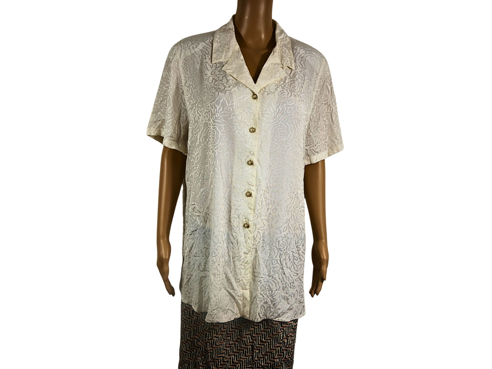 Women's Vintage Floral Button Down Shirt