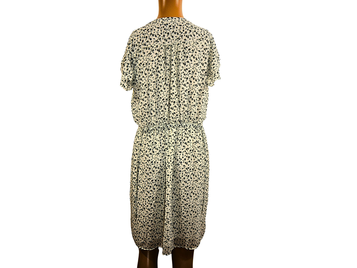 Robe courte imprimée florale H&M