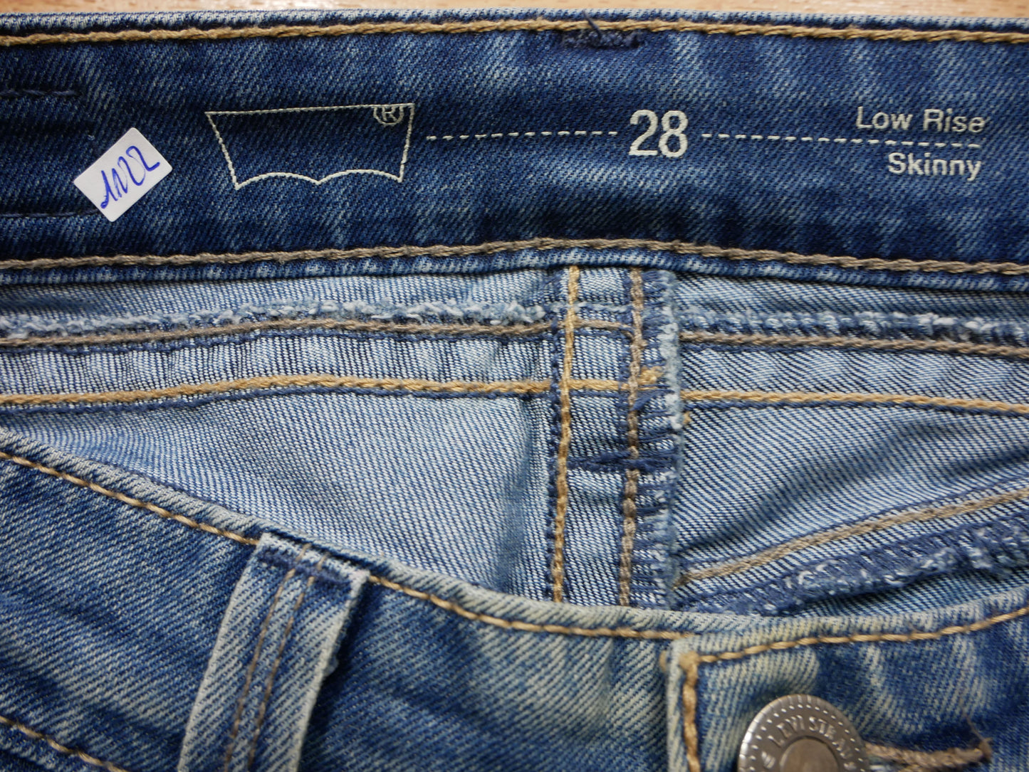 Jean skinny délavé low rise Levi's