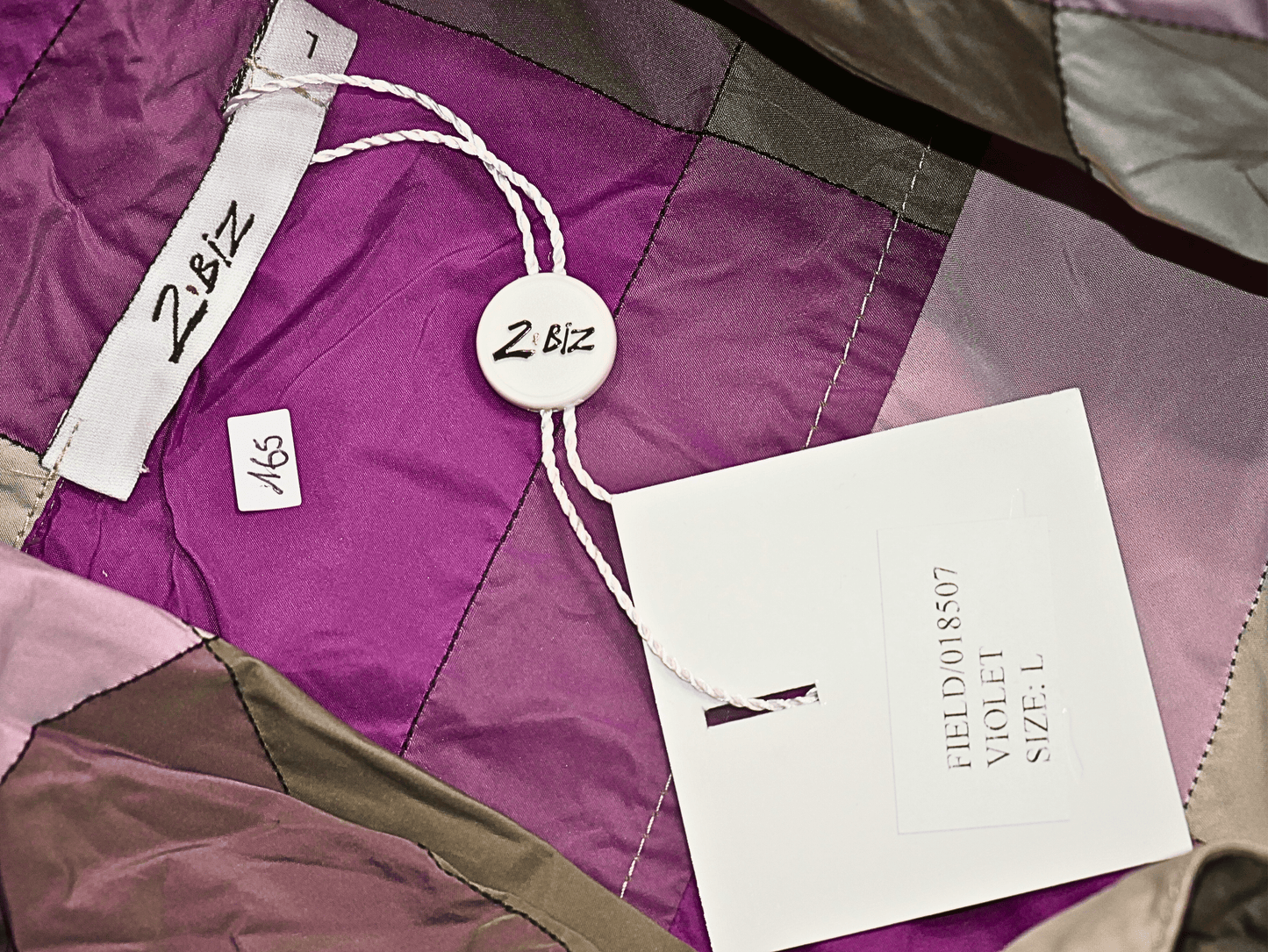 2.biz Trendiges bedrucktes mittellanges Kleid
