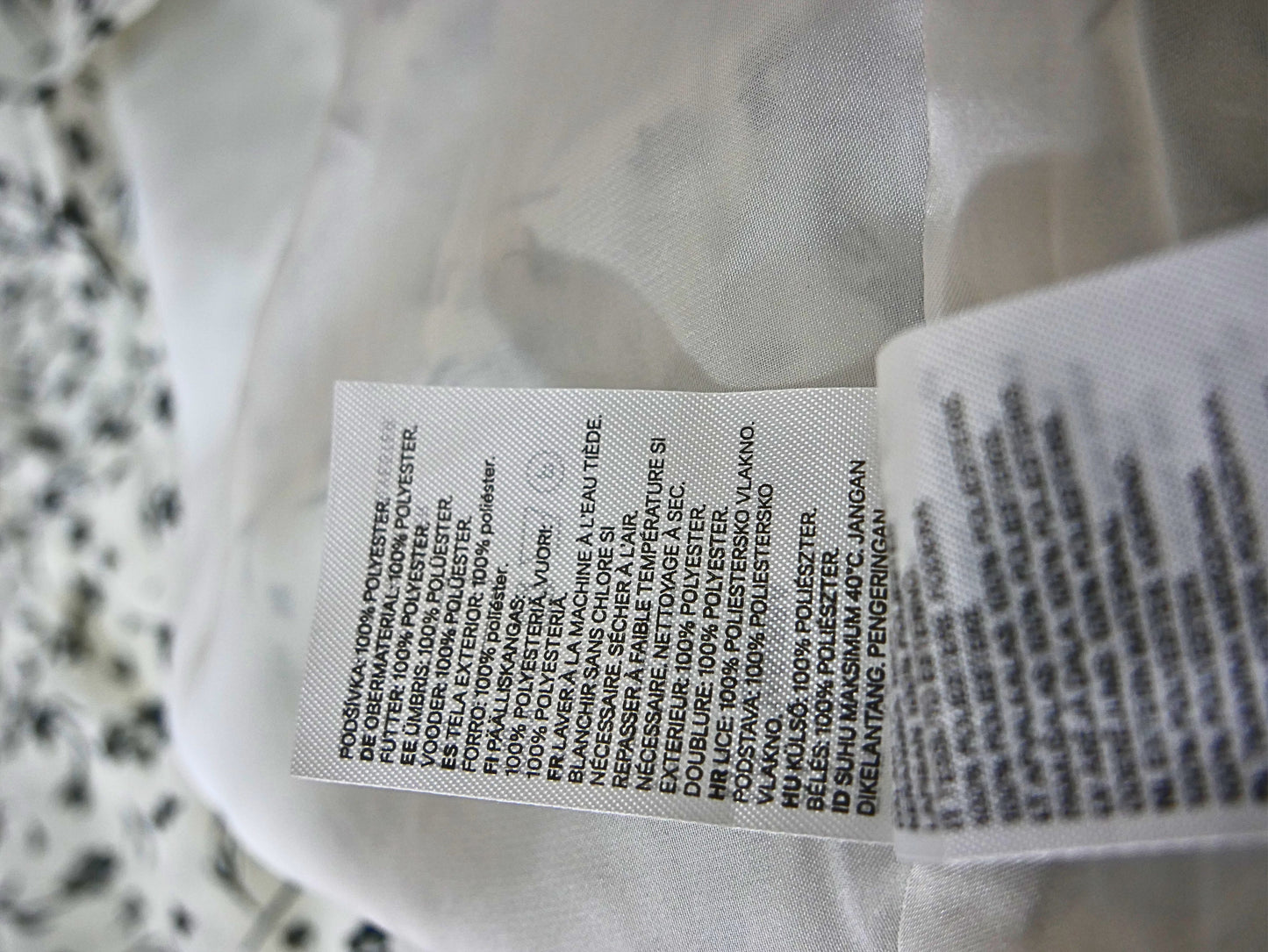 Robe courte imprimée florale H&M