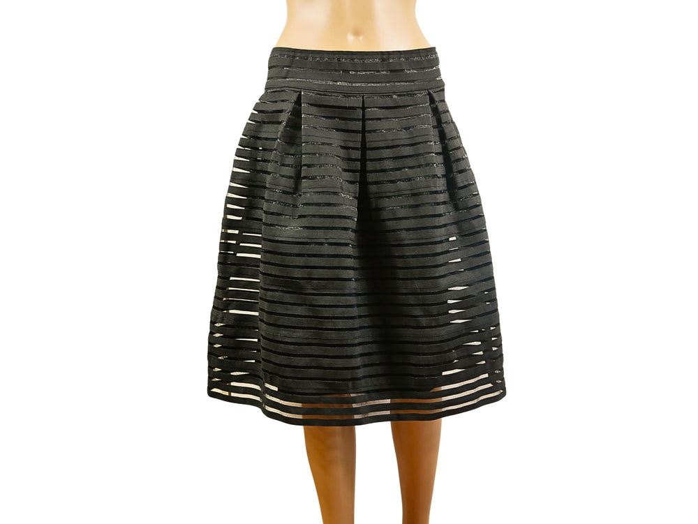 Lovedrobe Black Midi Skirt