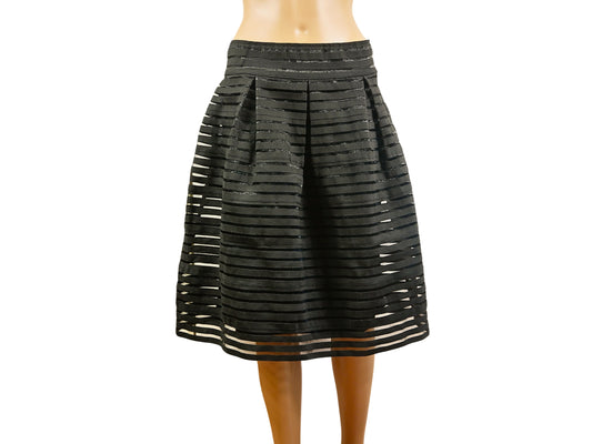Lovedrobe Black Midi Skirt