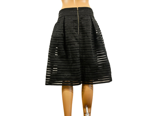 Lovedrobe Black Midi Skirt
