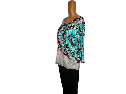 Blouse col V élégant Ovanti taille 42