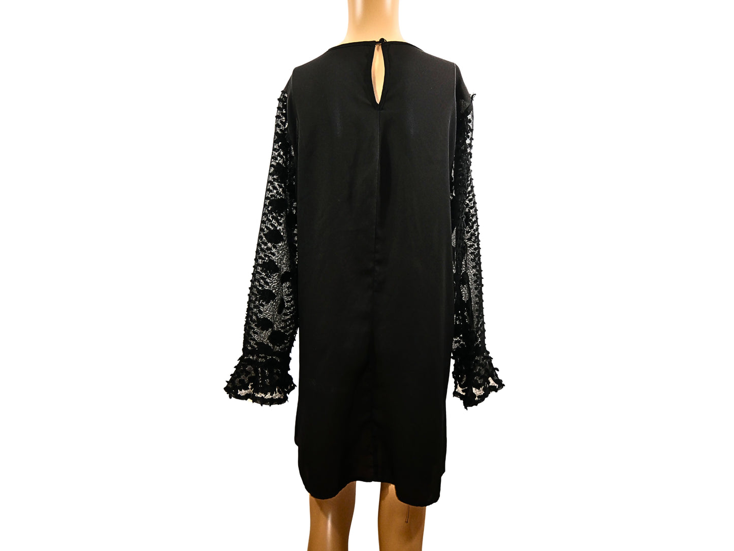Robe noire manches longues Shein