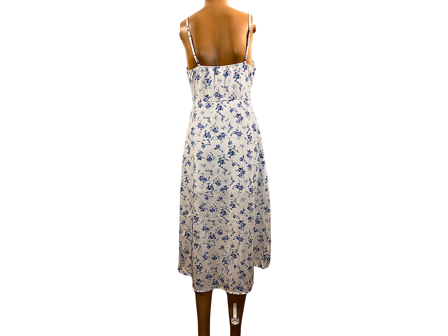 Robe mi-longue d'été imprimée florale