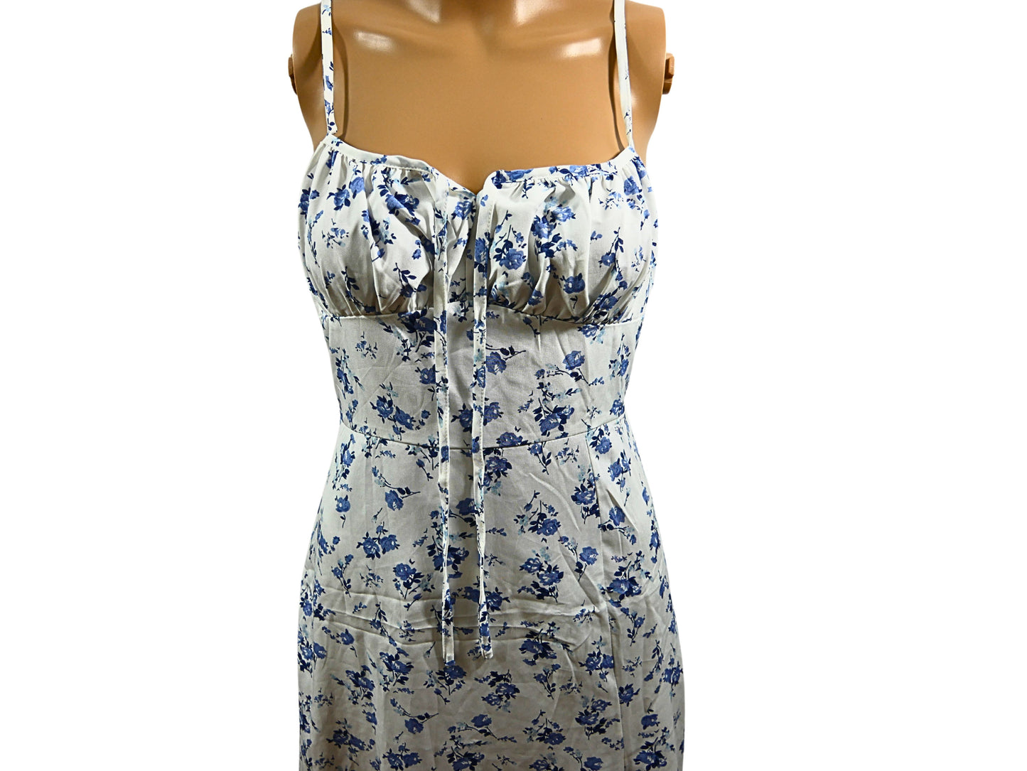 Robe mi-longue d'été imprimée florale