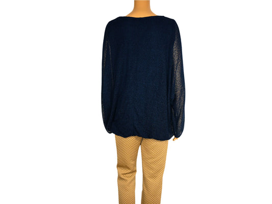 Women's transparent long sleeve pullover