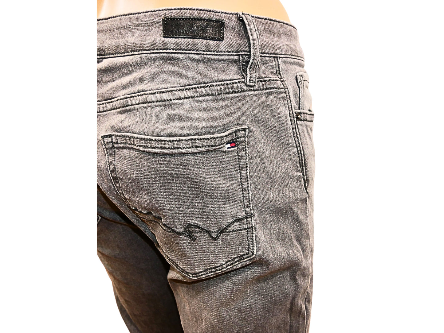 Jean slim gris Tommy Hilfiger