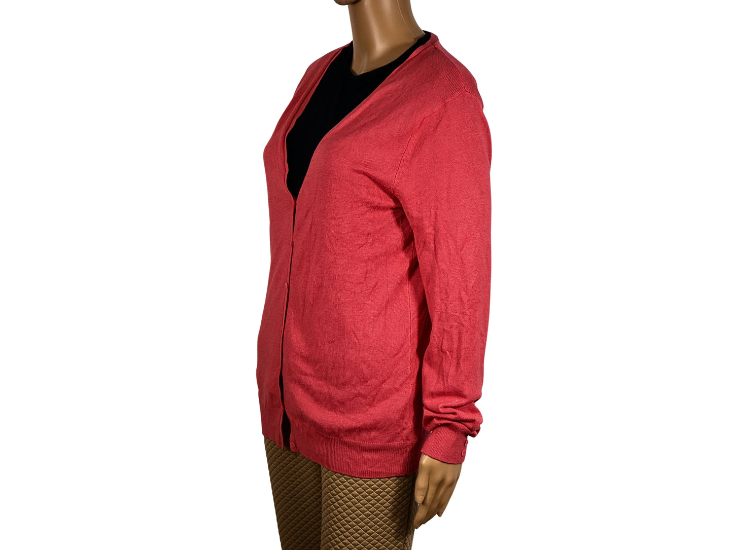 Esmera long openwork knit cardigan