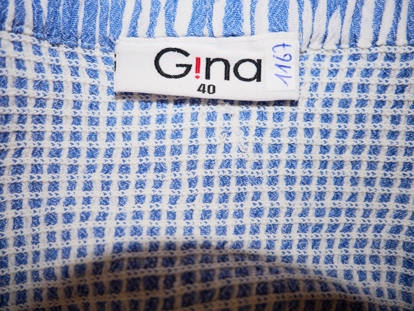 Robe longue bretelles fines à rayures Gina