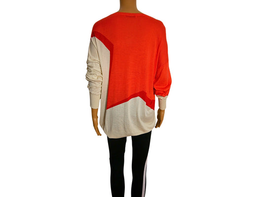 Zweifarbiger Pullover von Zara für Damen