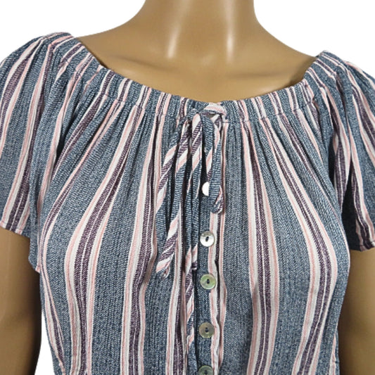 Gestreiftes Crop-Top von PULL&BEAR