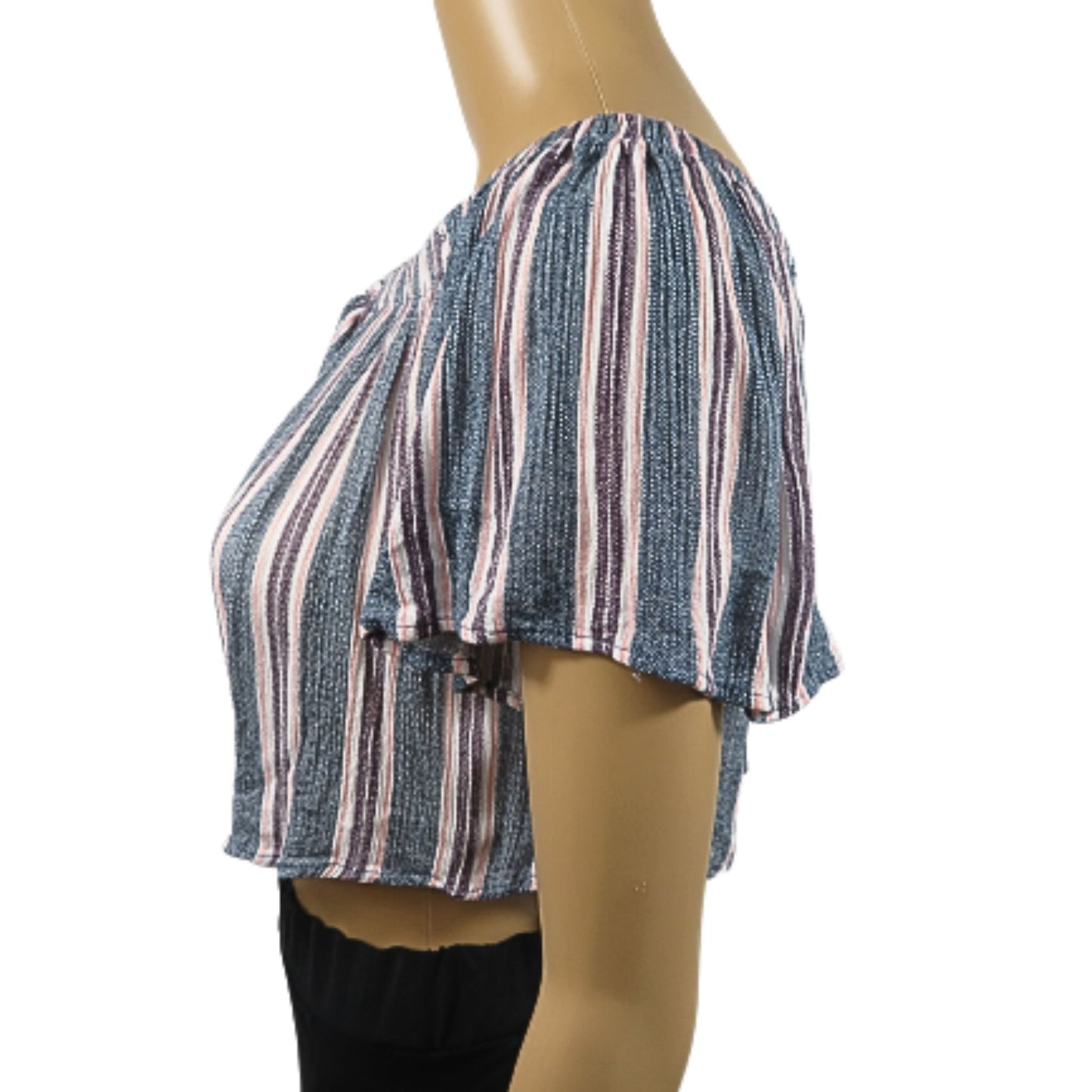 Gestreiftes Crop-Top von PULL&BEAR