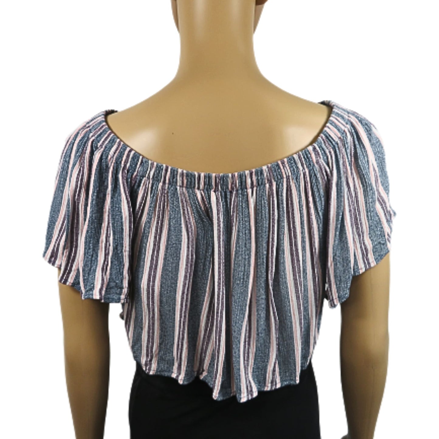 Gestreiftes Crop-Top von PULL&BEAR