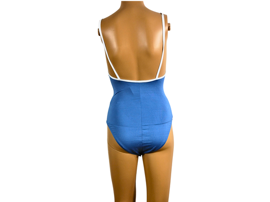 PIMKIE blue bodysuit with trendy thin straps