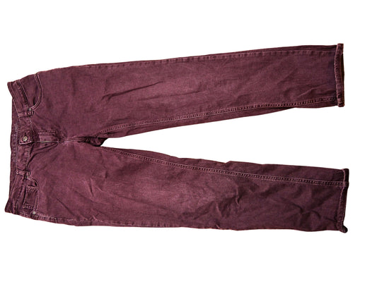 Jean ciré bordeaux Rosner