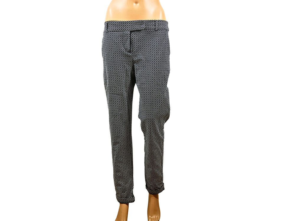 Camaieu blue printed city pants