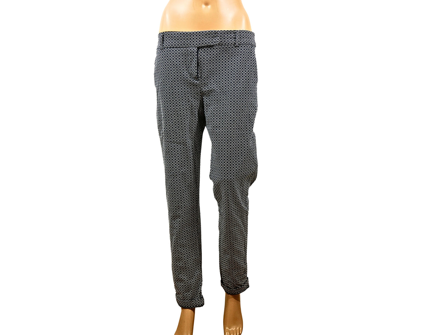 Camaieu blue printed city pants