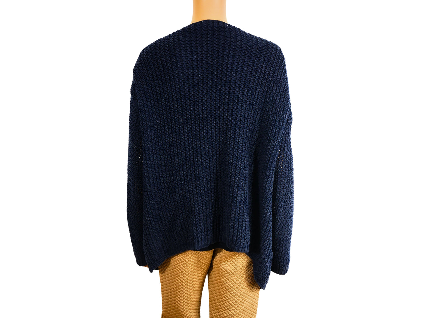 Cardigan bleu long de seconde main femme C&A