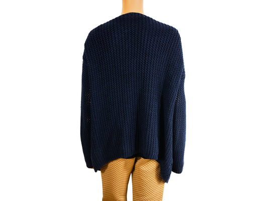 C&A Women's Second-Hand Long Blue Cardigan