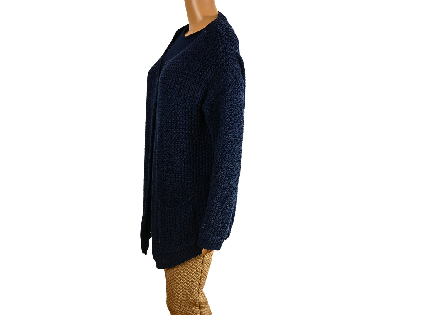 Cardigan bleu long de seconde main femme C&A