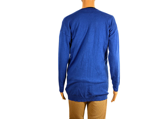 Cardigan long avec boutons pour femme