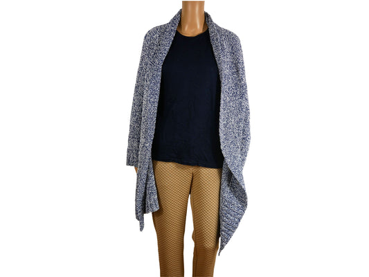 Cardigan chiné gris de mi-saison pour femme