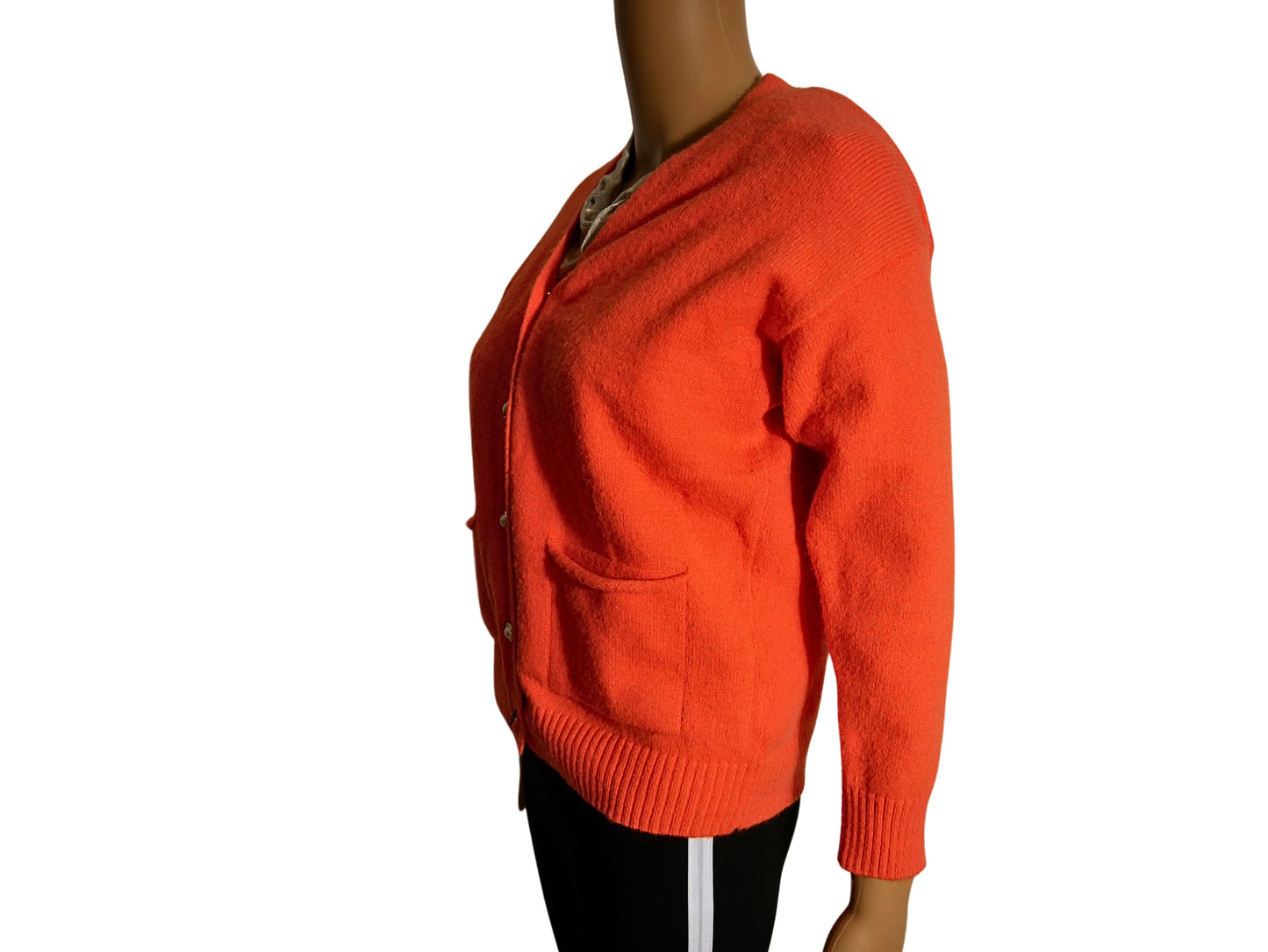 Cardigan orange SHEIN de seconde main pour femme