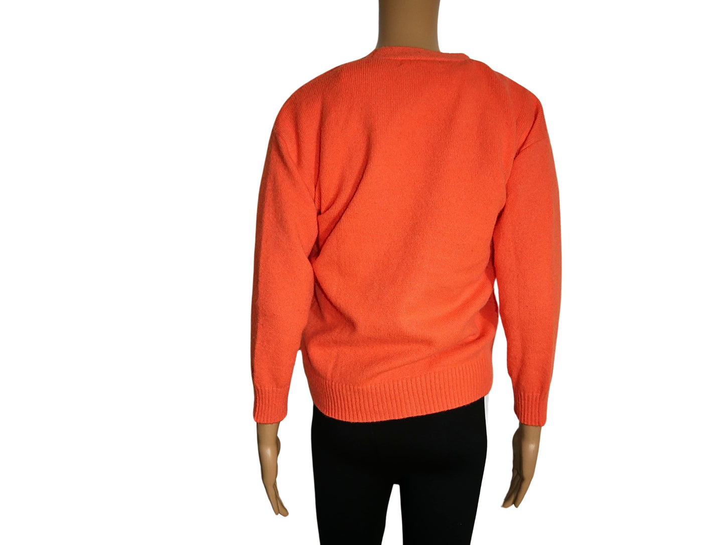 Cardigan orange SHEIN de seconde main pour femme