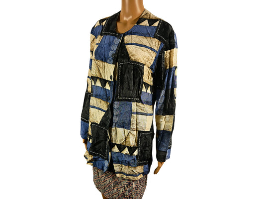 Vintage women's shirt with 90s print