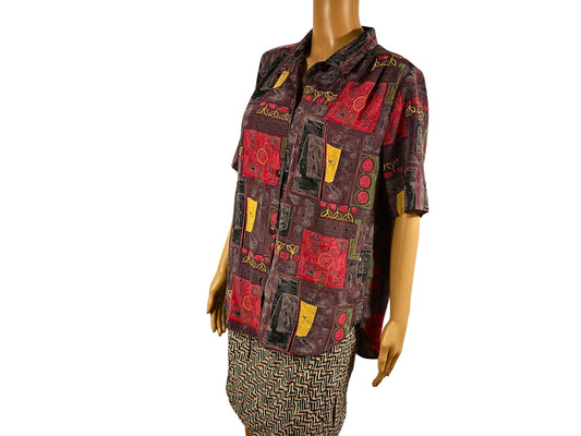 Vintage Hawaiian Shirt for Women