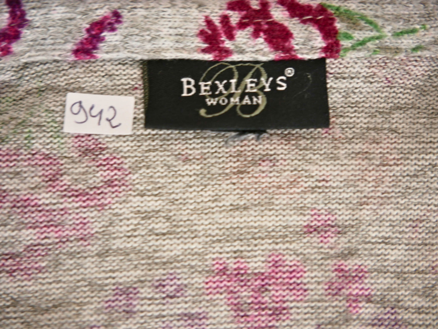 Women's Floral Pattern Sweater Shirt