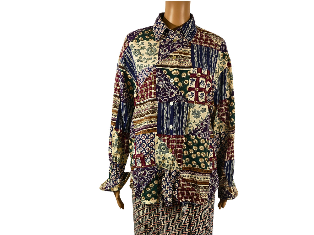 Vintage 90s long sleeve shirt with print