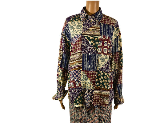 Vintage 90s long sleeve shirt with print