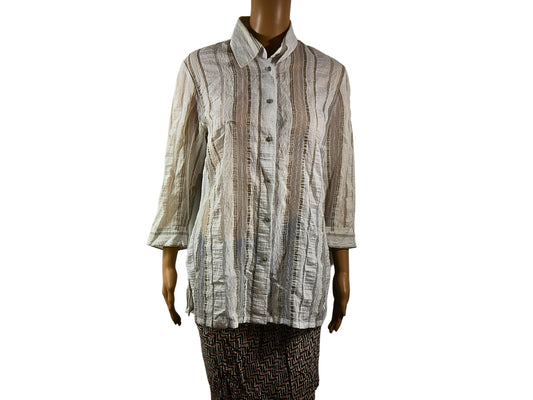Vintage striped shirt for women