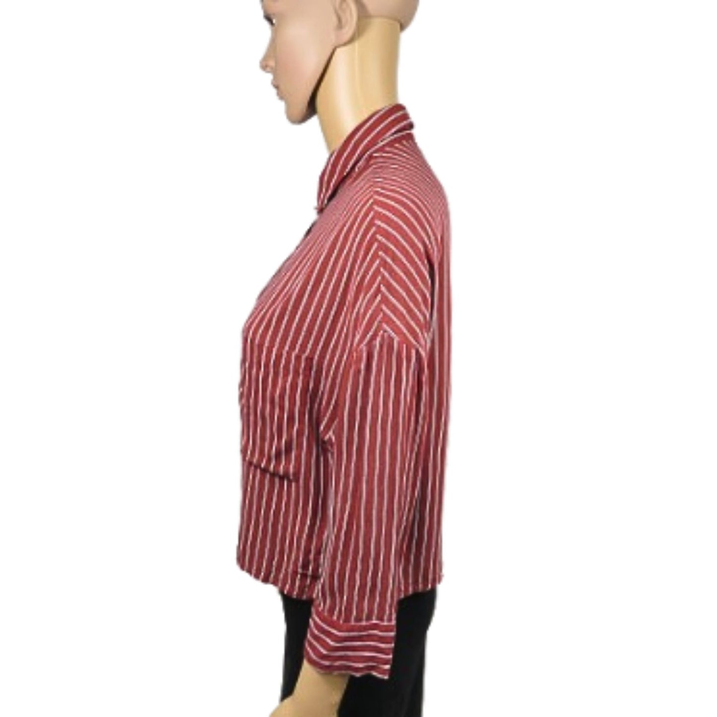 PULL&BEAR Short striped shirt