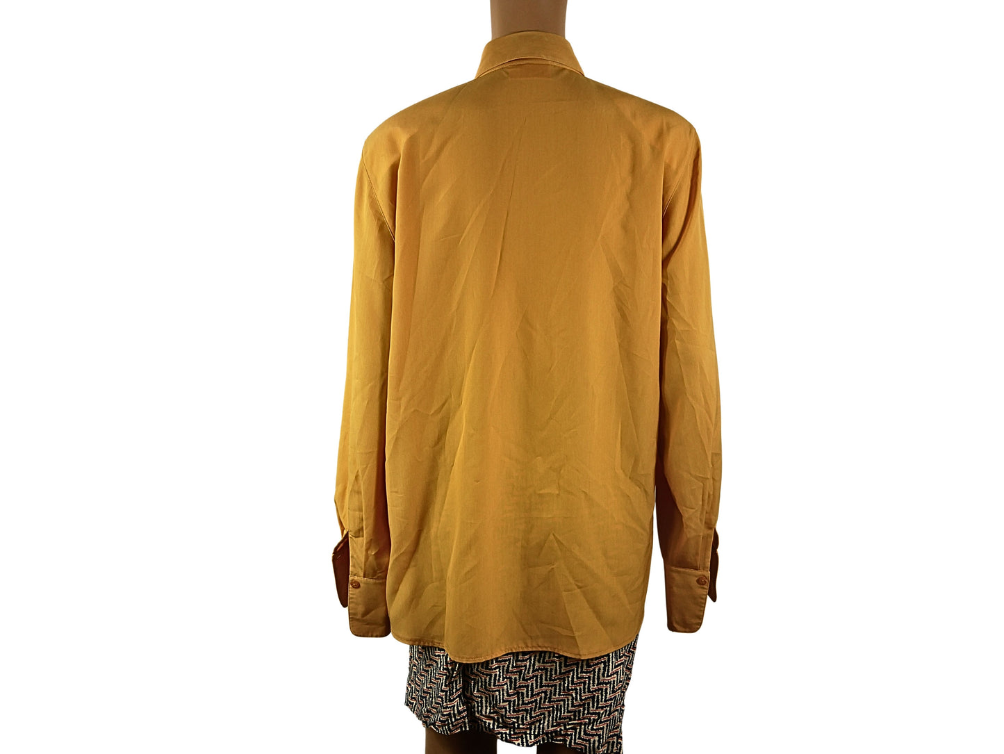 Vintage yellow long sleeve blouse