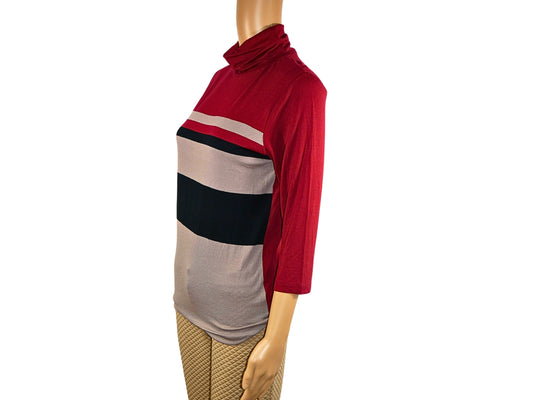 Col roulé manche 3/4 Quiosque pour femme