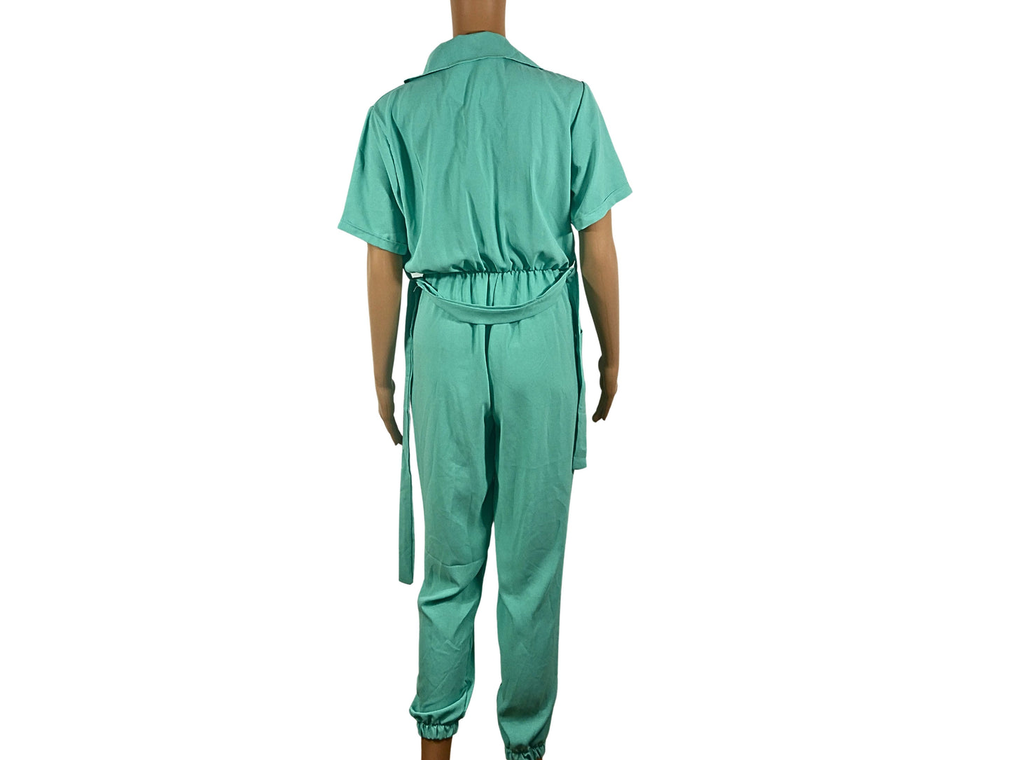 Damen-Jumpsuit mit kurzen Ärmeln