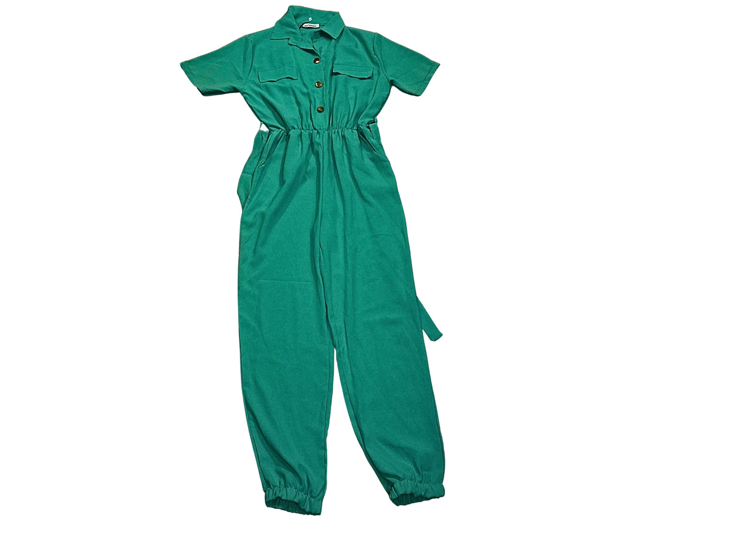 Damen-Jumpsuit mit kurzen Ärmeln