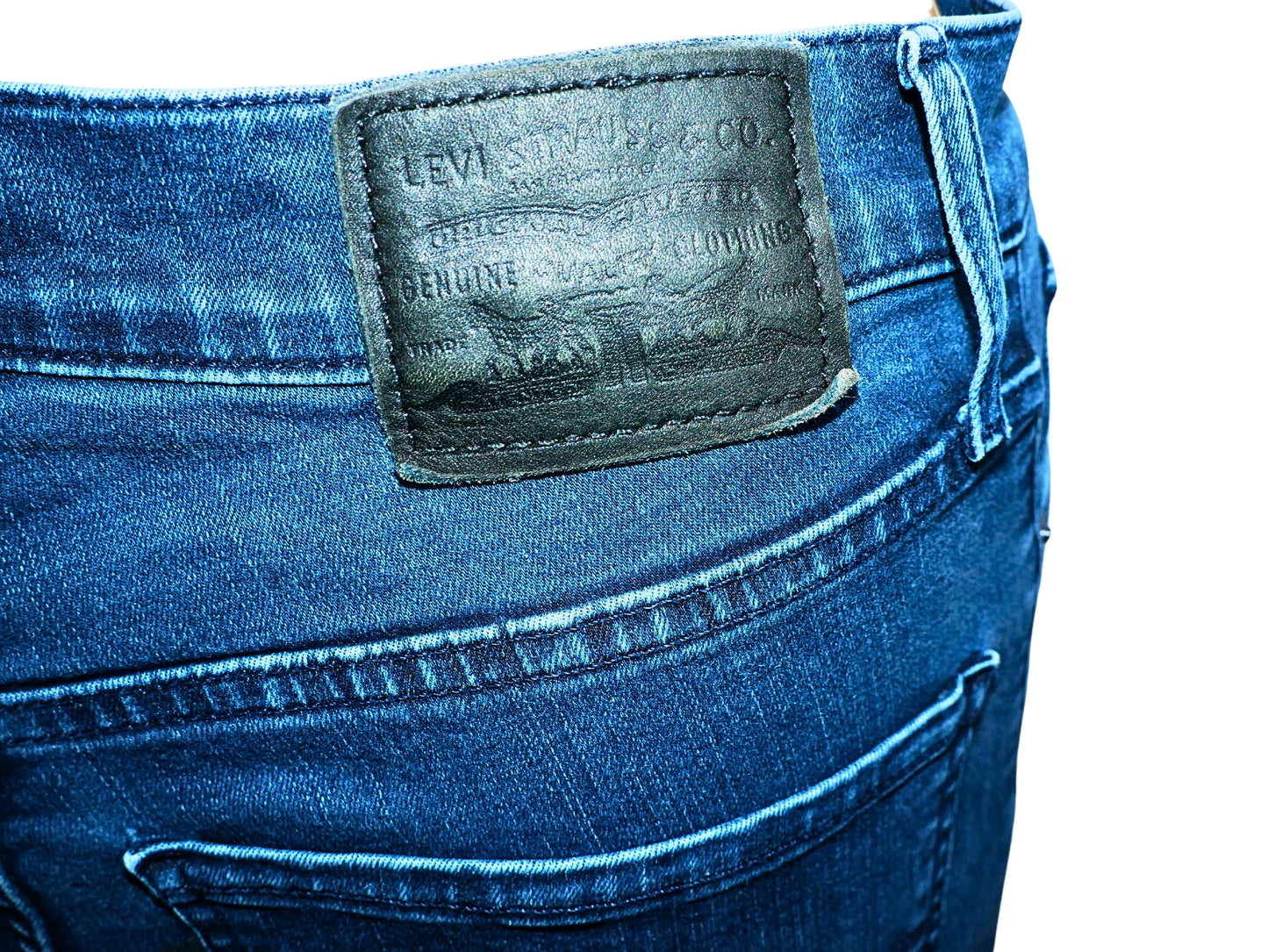 Jean skinny bleu foncé Levi's
