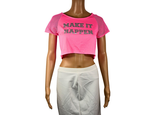 Women's printed crop top