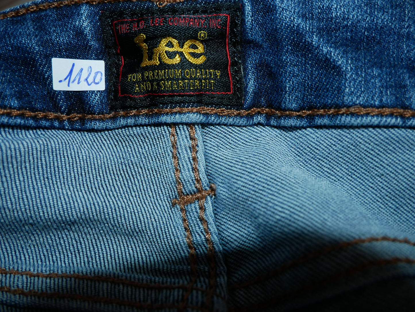 Jean slim bleu foncé Lee