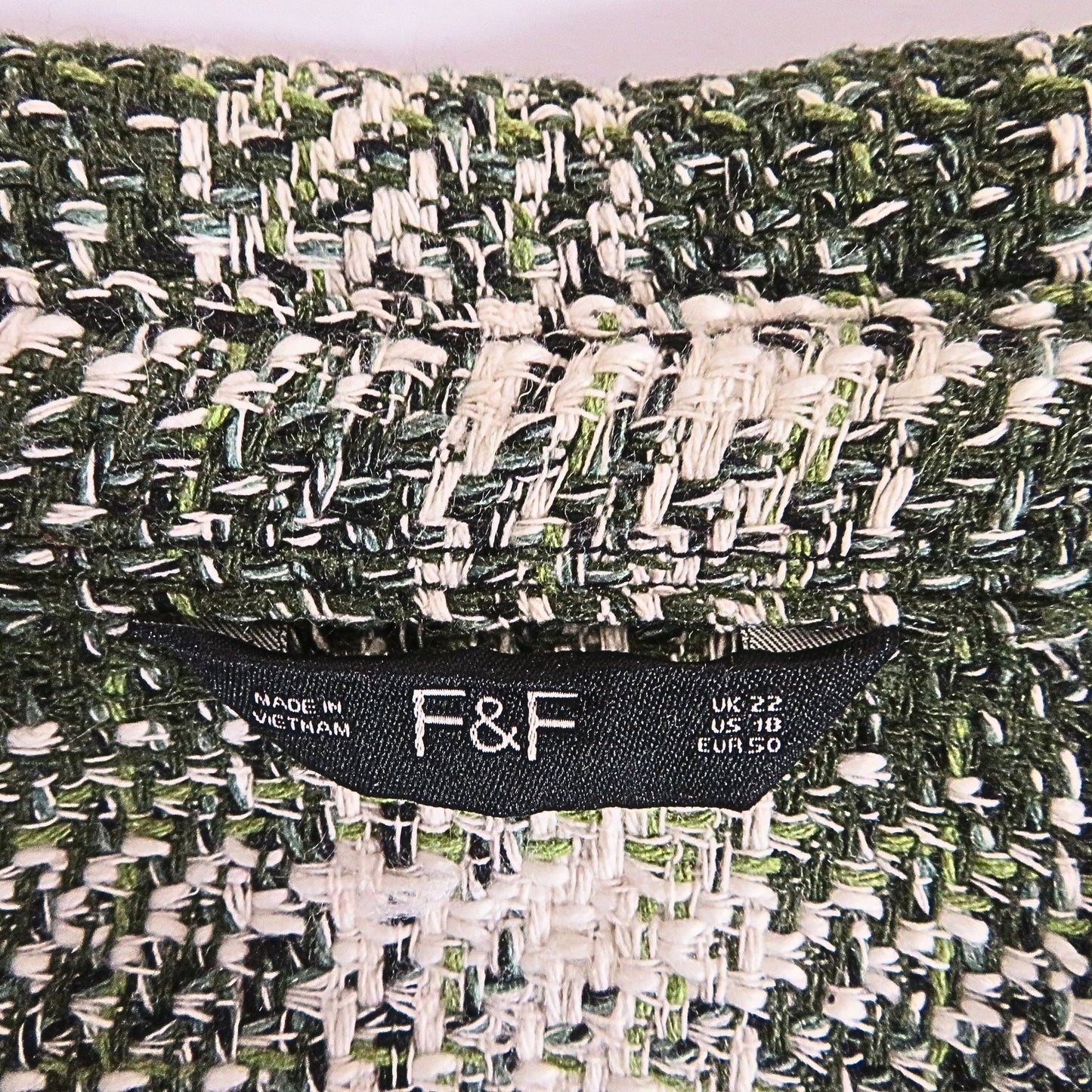 F&F Mid-season tweed coat
