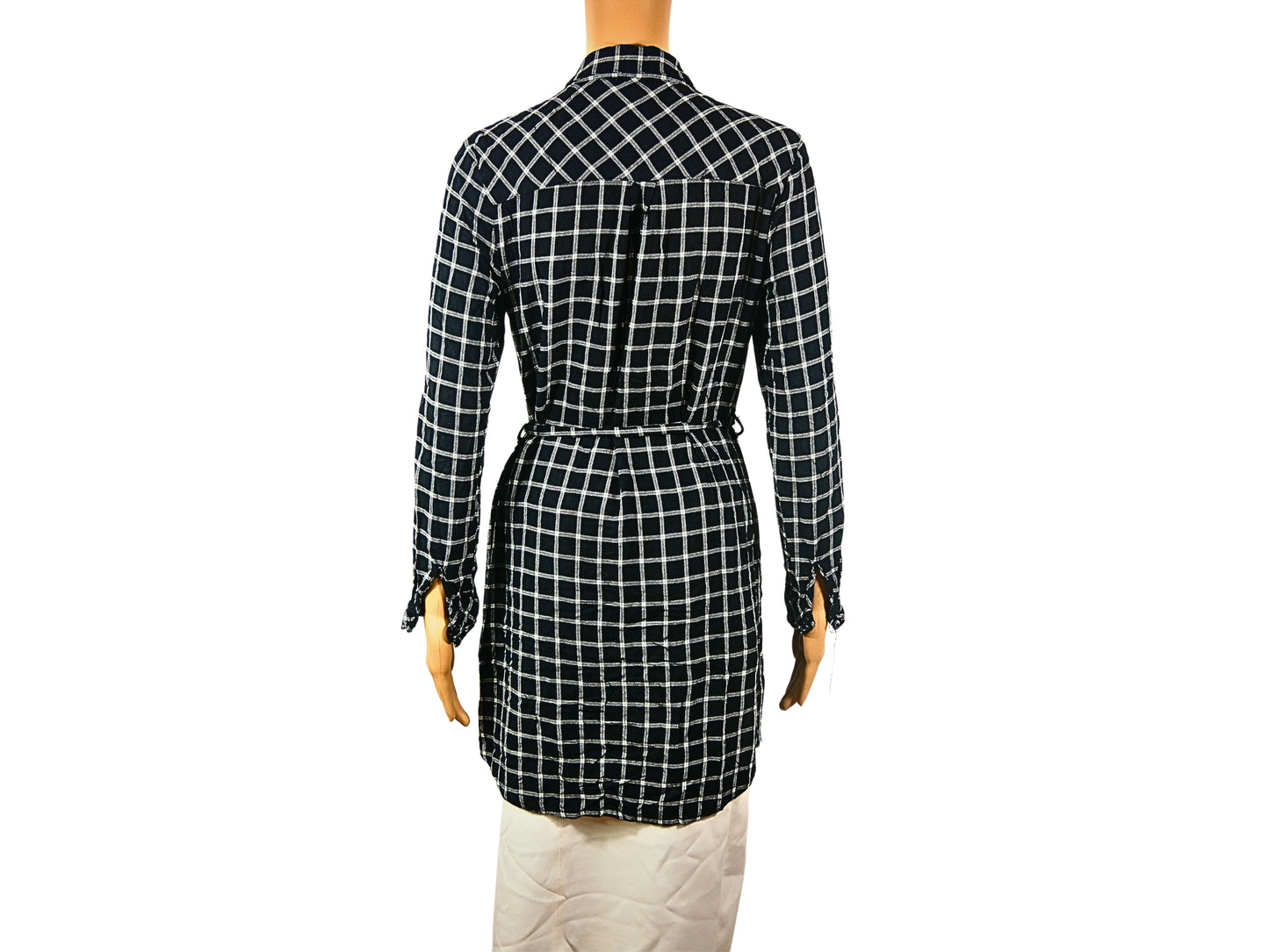 F&F karierte Tunika mit Gürtel für Damen