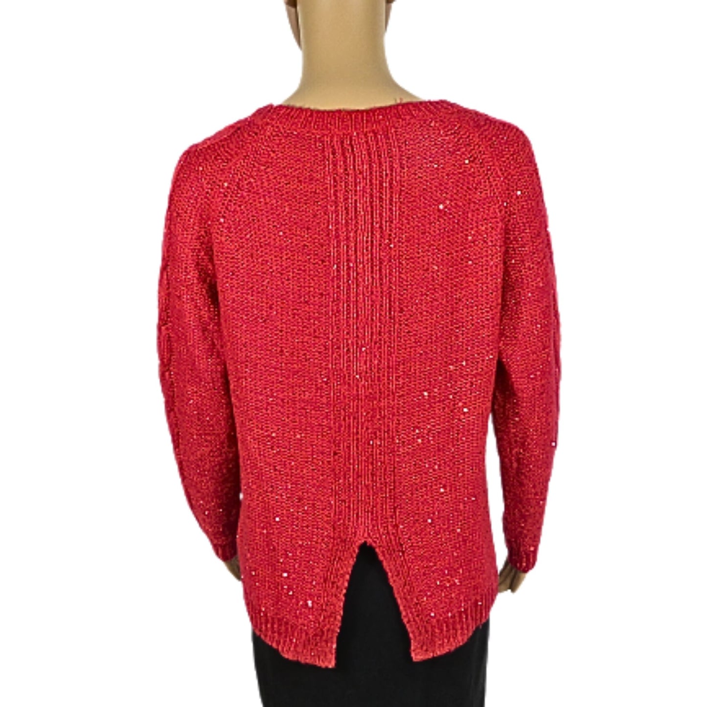 George. Cable knit sweater