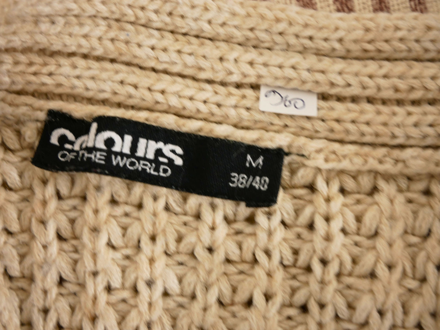 Colours of the world sleeveless knitted vest for women